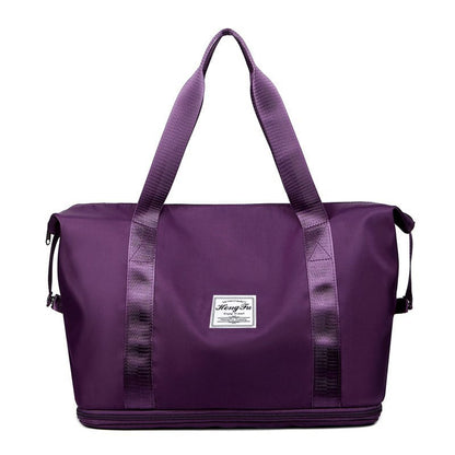 🎁-High-capacity Double-layer Wet Separation Travelling Bag