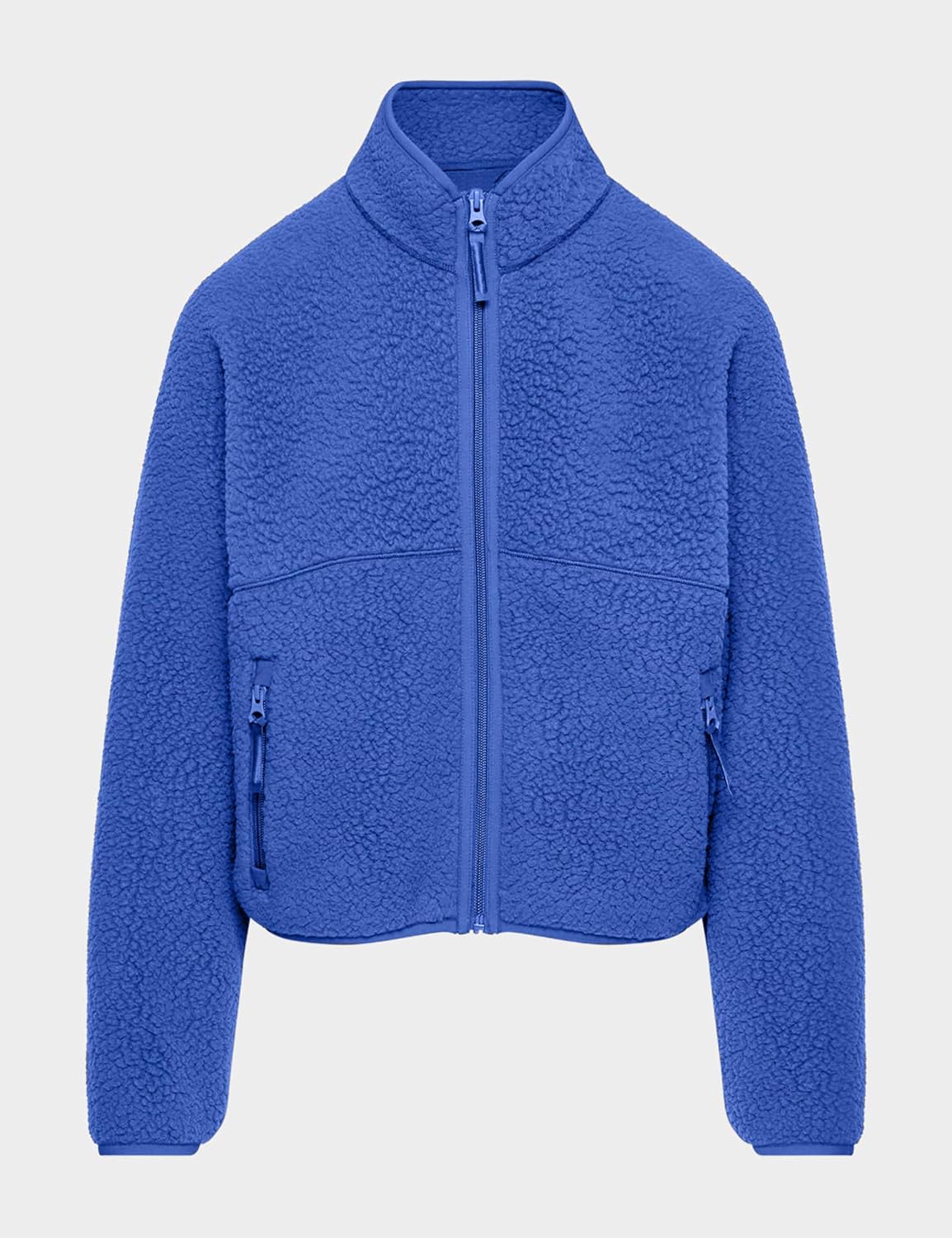 🧊🧊Fleece Jackets Women Causal Long Sleeve Sherpa Jacket Warm Ziper Fuzzy Coat Sweatshirts Trendy with Pockets