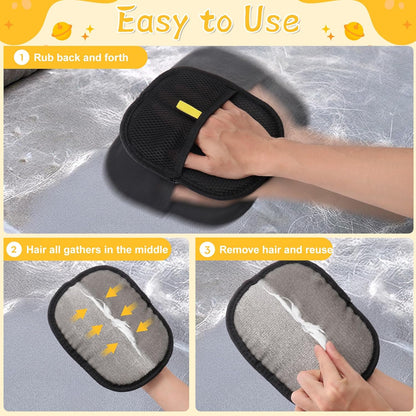 ✨ Magic Pet Hair Remover Glove – The Effortless Way to a Fur-Free Home! 🐶 Hug Your Fur Babies — Worry-Free!