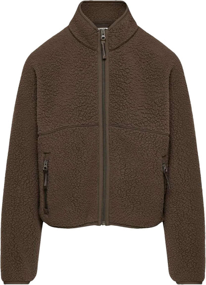 🧊🧊Fleece Jackets Women Causal Long Sleeve Sherpa Jacket Warm Ziper Fuzzy Coat Sweatshirts Trendy with Pockets