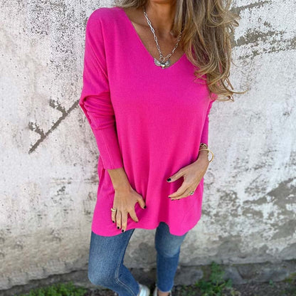 ✨New Arrival✨💕Women's  Long Sleeve Tunic Top with Side Slits