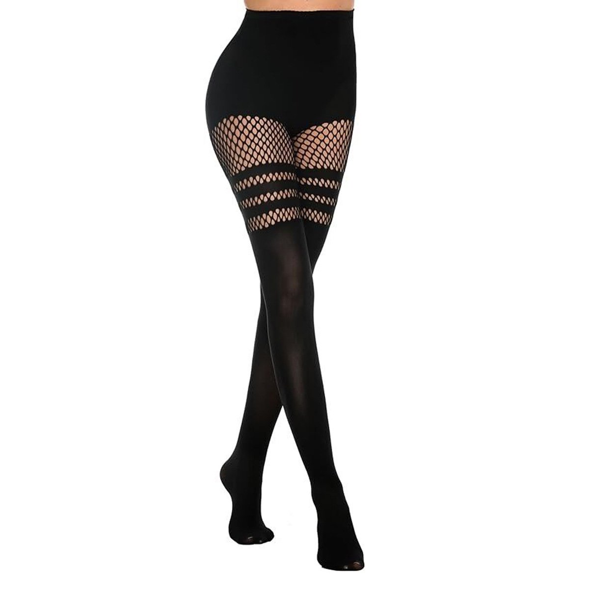 ✨🔥Women's Sexy Fishnet Mock Thigh High Stockings