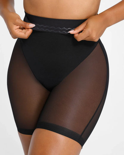 [🔥70%OFF]MeshSmooth High-Waisted Mid Thigh Short