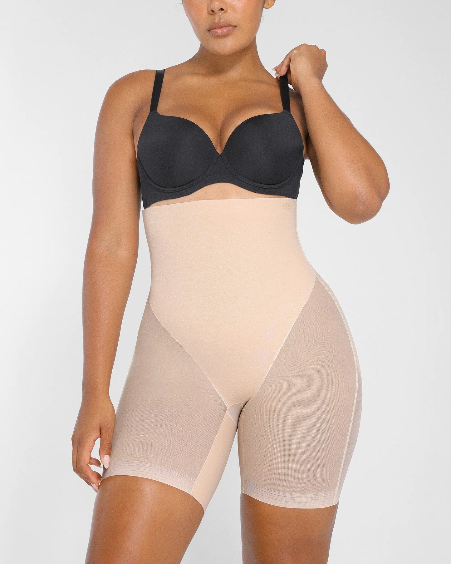 [🔥70%OFF]MeshSmooth High-Waisted Mid Thigh Short