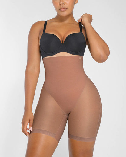 [🔥70%OFF]MeshSmooth High-Waisted Mid Thigh Short