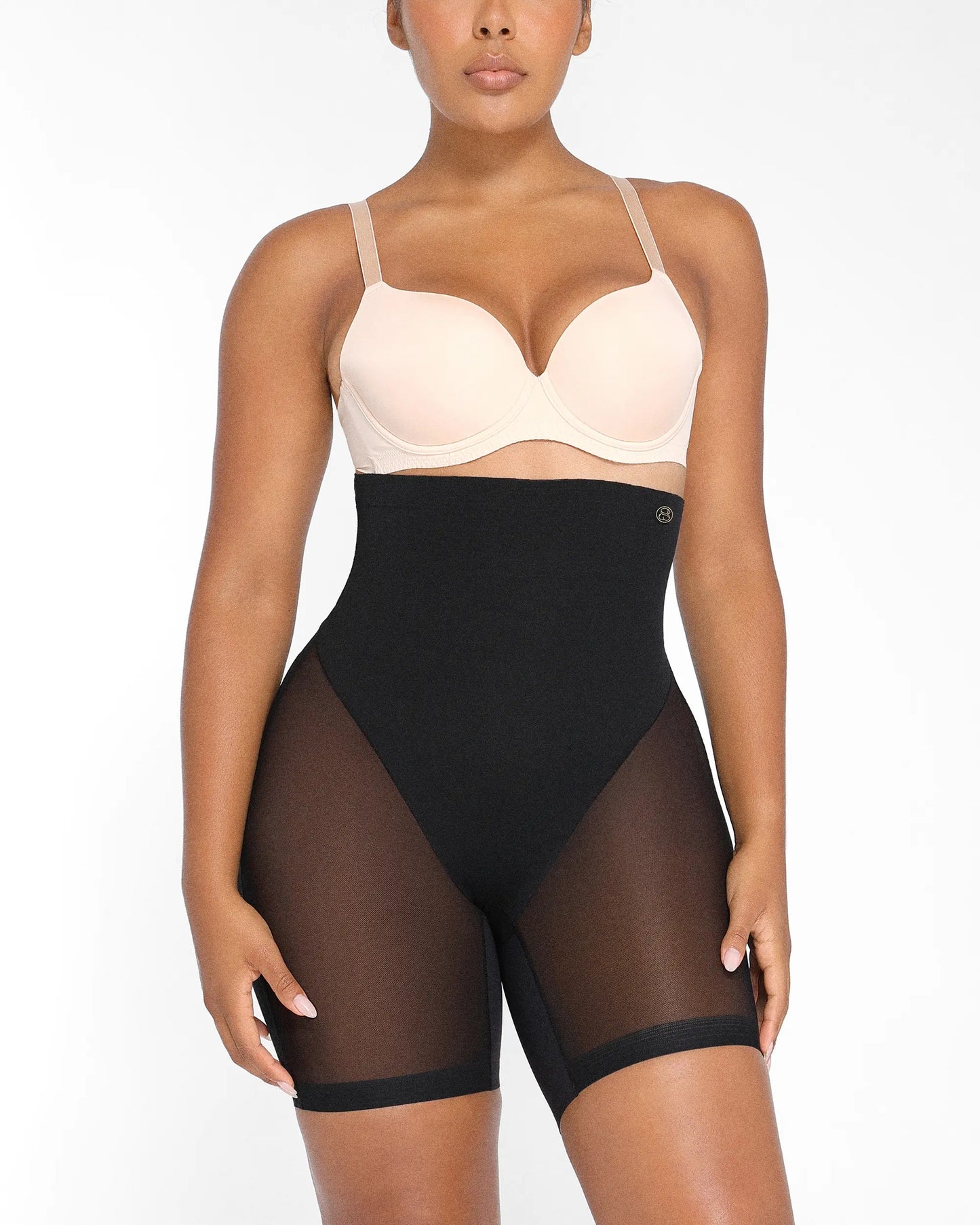 [🔥70%OFF]MeshSmooth High-Waisted Mid Thigh Short
