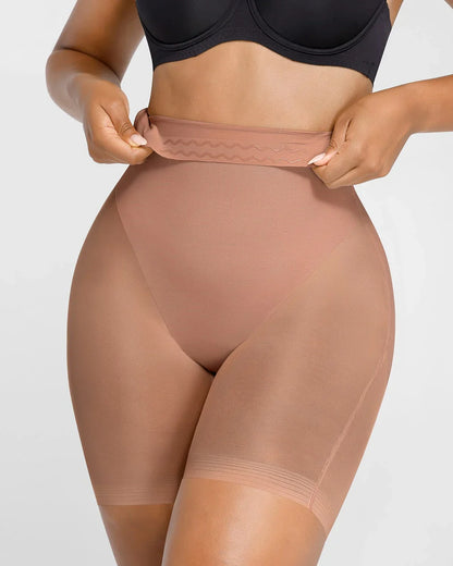 [🔥70%OFF]MeshSmooth High-Waisted Mid Thigh Short