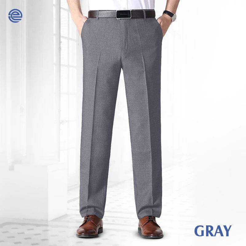 OldenEase - LAST DAY 70% OFF - Men’s Pleated Ice Silk High-Waist Comfort Pants