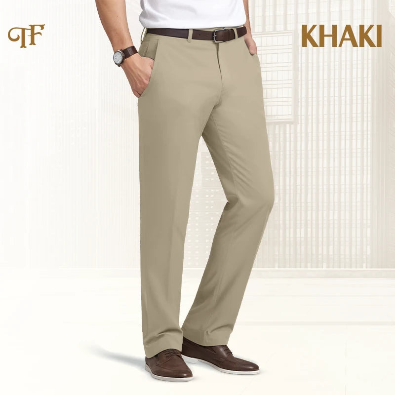 Men's High Stretch Straight Fit Pants