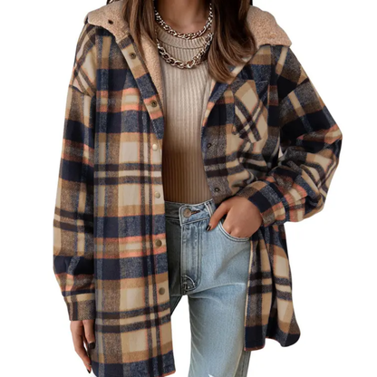 Flannel Jacket-✨ Transform Your Fall Wardrobe with One Perfect Piece