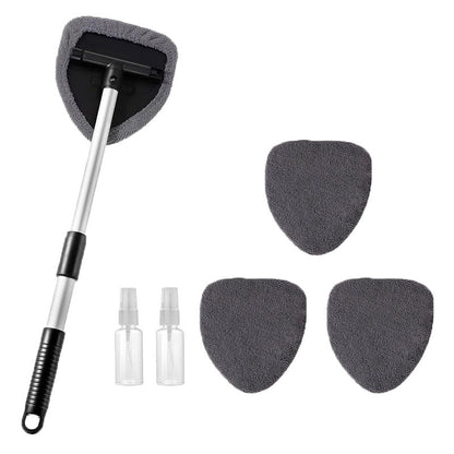 ✨️-LAST DAY 50% OFF🔥Car Windshield Cleaning Tool Set – Uitschuifbaar & 180° Draaibaar