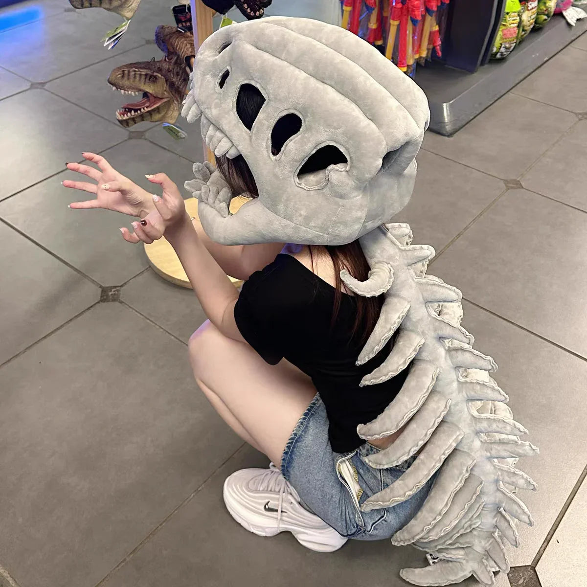 ✨️-LAST DAY 50% OFF🔥Dinosaur Skeleton Wearable Mask