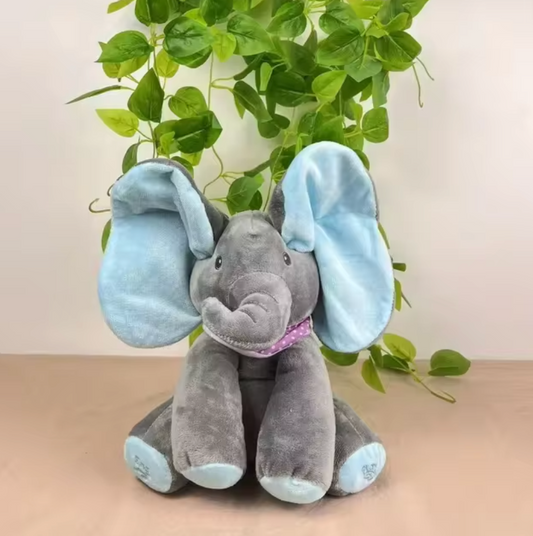 ✨️Buy 2 for FREE shipping!🎁Peek a boo Talking Elephant