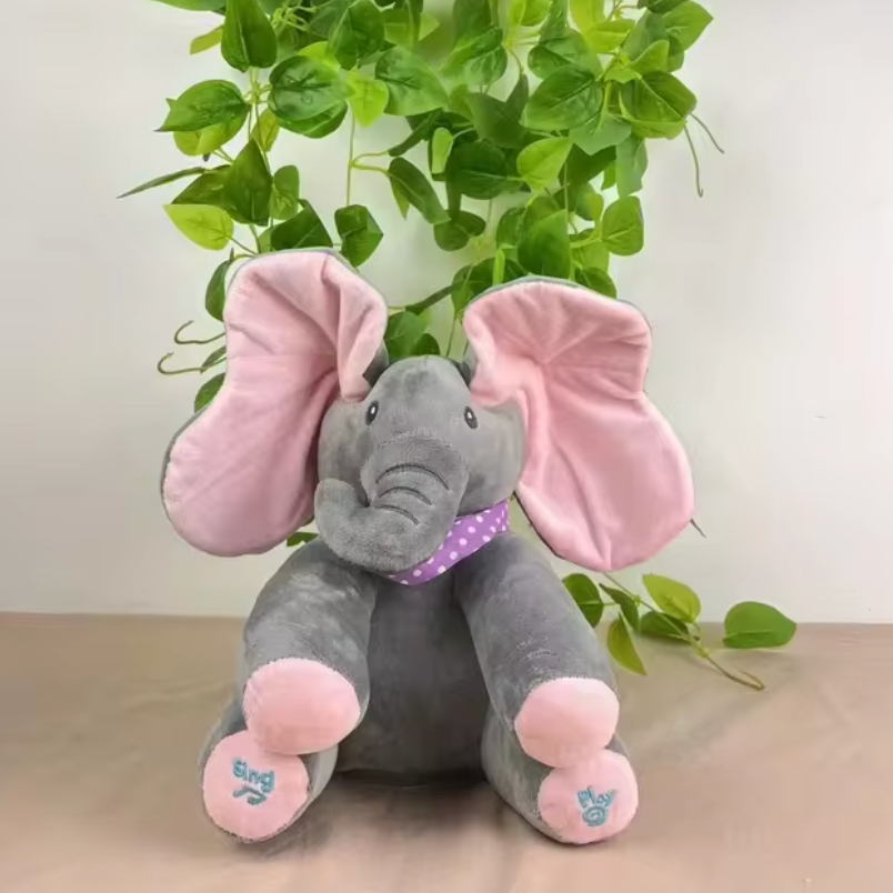 ✨️Buy 2 for FREE shipping!🎁Peek a boo Talking Elephant