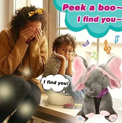 ✨️Buy 2 for FREE shipping!🎁Peek a boo Talking Elephant