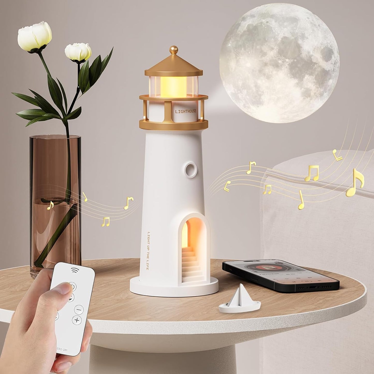 ✨️-LAST DAY 50% OFF🔥Moonlight Lighthouse Projection Light