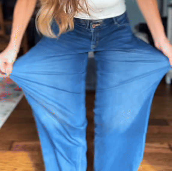 🔥 40% OFF | Shaping Baggy Jeans – Butt-Lifting, Slimming & Super Stretchy Comfort 👖