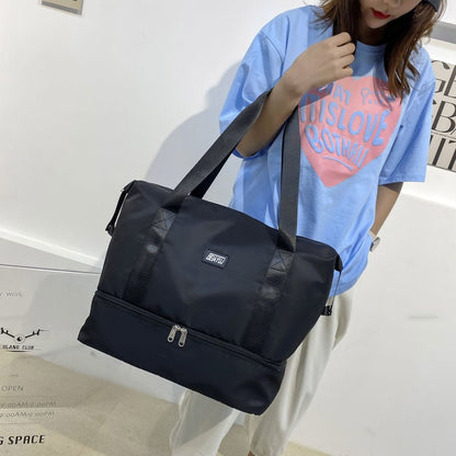 🎁-High-capacity Double-layer Wet Separation Travelling Bag