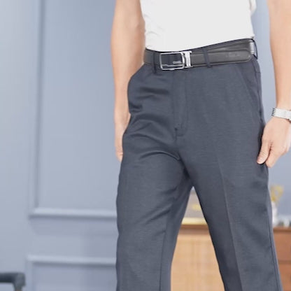 OldenEase - LAST DAY 70% OFF - Men’s Pleated Ice Silk High-Waist Comfort Pants