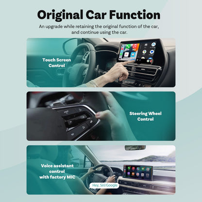 🚗Mini 3.0 Ultra Cube wireless CarPlay Android Auto Adapter