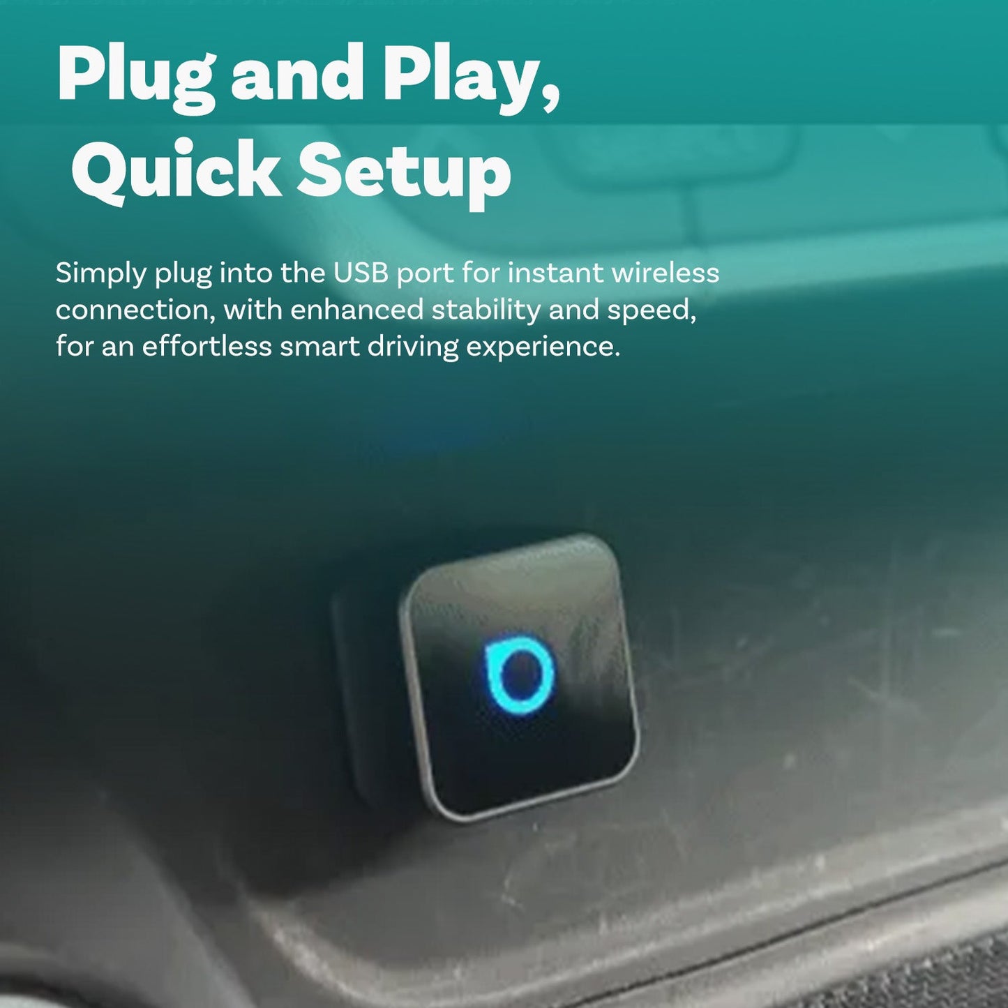 🚗Mini 3.0 Ultra Cube wireless CarPlay Android Auto Adapter